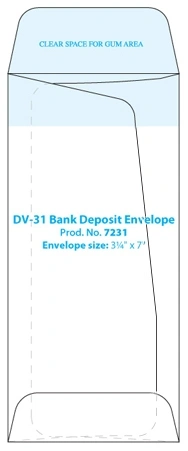 Template Bank Deposit 7231 Preview
