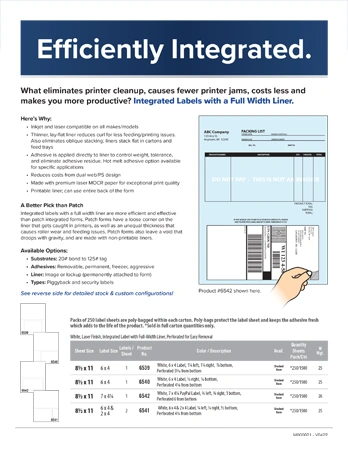 Integrated Labels Preview