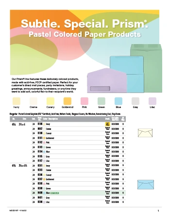 Prism Envelopes Preview