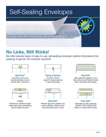 Self-Sealing Envelopes Preview