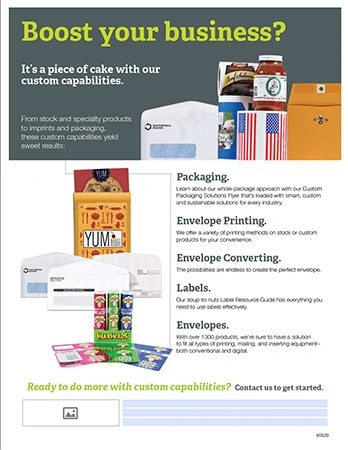 Custom Capabilities Flyer Preview