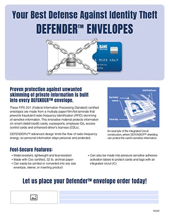 DEFENDER RFID & Security Envelopes Preview