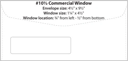 Template 10-1/2 Commercial Window Preview