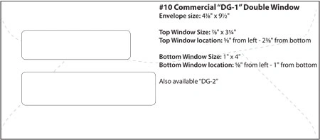 Template 10 DG-1 Commercial Double Window Preview