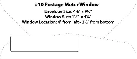 Template 10 Postage Meter Window Preview