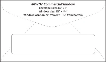 Template 6-1/4 Commercial A Window Preview