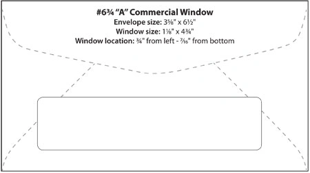 Template 6-3/4 Commercial A Window Preview