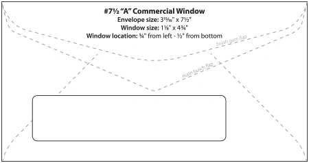 Template 7-1/2 Commercial A Window Preview