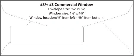 Template 8-5/8 #3 Commercial Window Preview