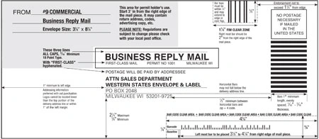 Template 9 Business Reply Mail Envelope Preview