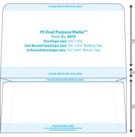 Template 9 Dual Purpose Mailer Preview