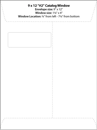 Template 9 x 12 #2 Catalog Window Preview