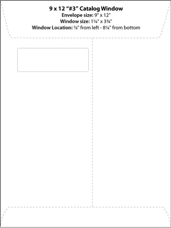 Template 9 x 12 #3 Catalog Window Preview
