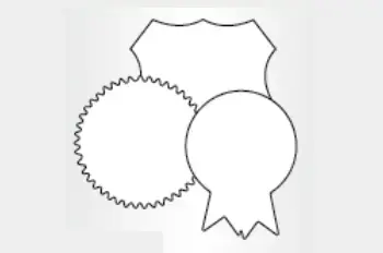 Standard Label Die Line Templates