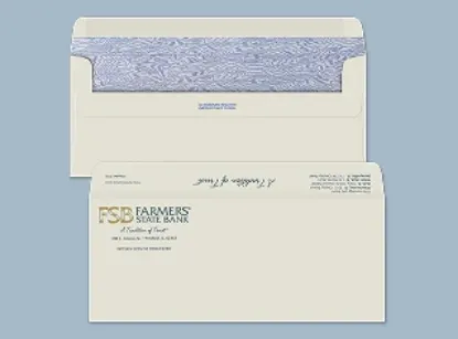 Picture of Custom Flip-Stik® Bank Envelopes name