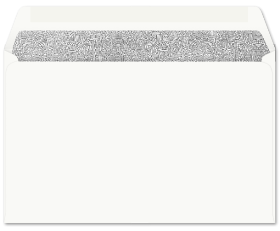 Picture of 6 X 9  24 WESTERN SULPHITE® Booklet #1 POLY WINDOW BLACK WESCO® TINT