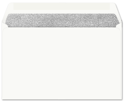 Picture of 6 X 9  24 WESTERN SULPHITE® Booklet #1 POLY WINDOW BLACK WESCO® TINT