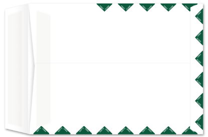 Picture of 9-1/2 X 12-1/2 28 WESTERN SULPHITE® FIRST CLASS BORDER W/PRES-STIK®