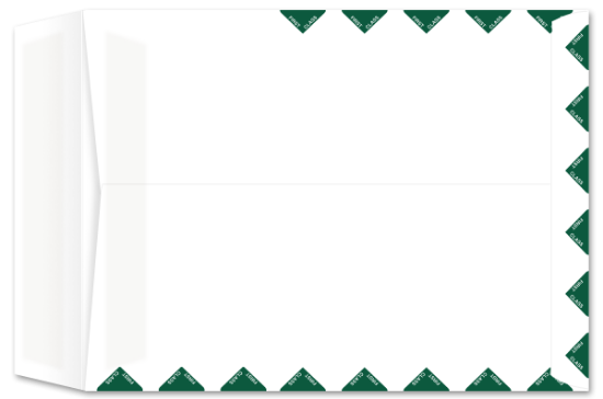 Picture of 9-1/2 X 12-1/2 28 WESTERN SULPHITE® FIRST CLASS BORDER W/PRES-STIK®