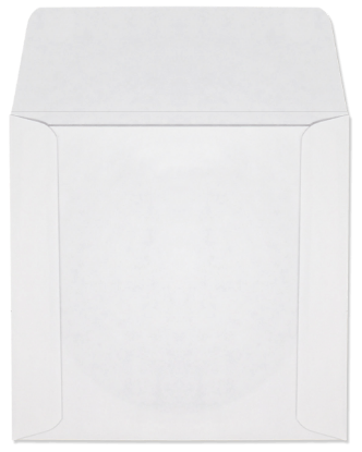 Picture of 4-7/8 X 5  24 WESTERN SULPHITE® Booklet CD/DVD W/4" CIRCLE WINDOW