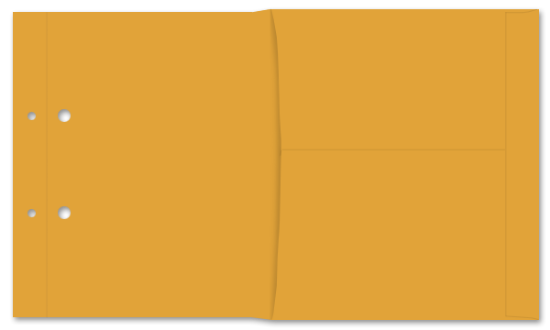 Picture of 9 X 14-1/8 28 ROPTEX®  ECONOMY CLASSIFICATION POCKET W/ KWIK-TAK®