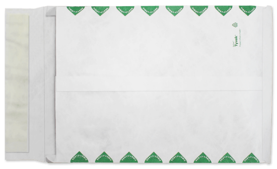 Picture of 12 X 16 X 2  18 Tyvek®® EXPANSION Catalog W/ KWIK-TAK® FIRST CLASS BORDER -BULK