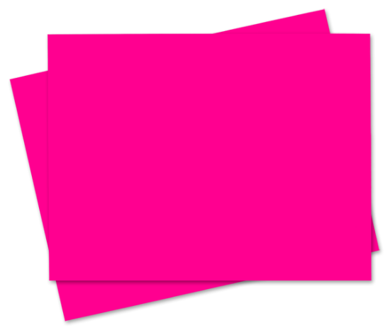 Picture of 8-1/2 X 11  PINK FLUORESCENT LABEL W/4 VERTICLE BACKSCORE
