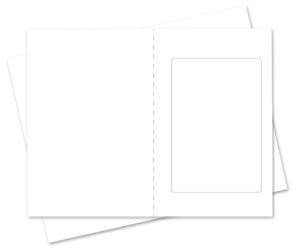 Picture of 6 X 4 WHITE INTEGRATED LABEL FORM-CENTERED