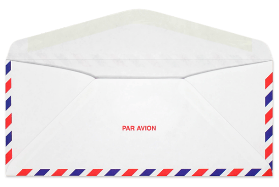 Picture of 10 20 WESTERN SULPHITE® SERVICE AIRMAIL POLY WINDOW