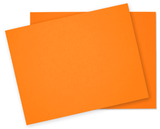 Picture of 8-1/2 X 11  65 TANGERINE STARBURST® CARDSTOCK