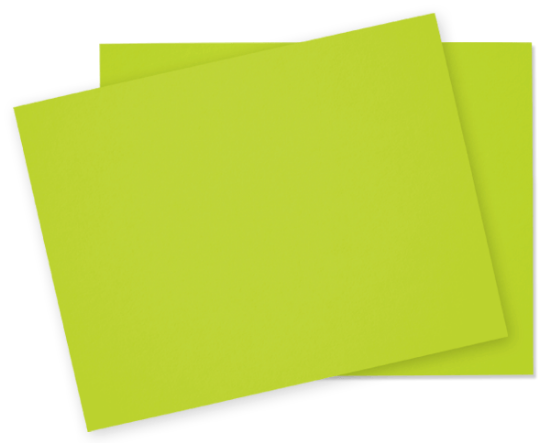 Picture of 8-1/2 X 11  65 LIME STARBURST® CARDSTOCK