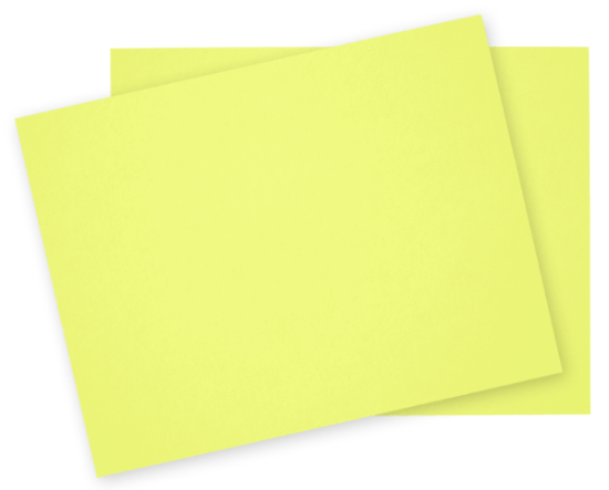 Picture of 8-1/2 X 11  65 LEMON STAR CARDSTOCK