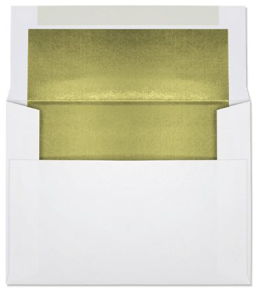 Picture of A-2  28 ULTRA WHITE®  ANNOUNCEMENT -GOLD FOIL LINED