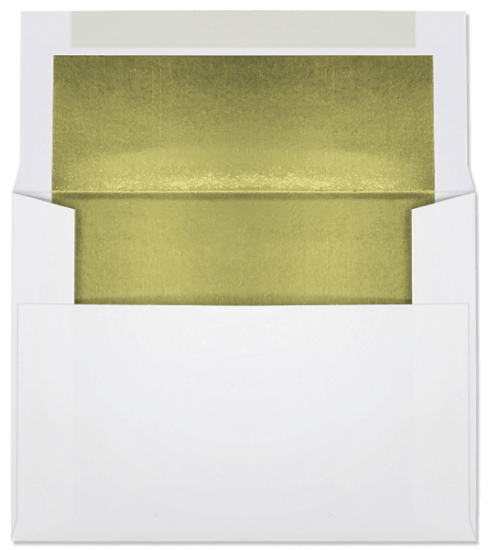 Picture of A-2  28 ULTRA WHITE®  ANNOUNCEMENT -GOLD FOIL LINED