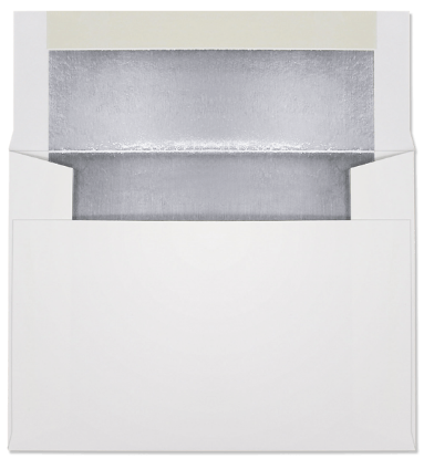 Picture of A-6  28 ULTRA WHITE®  ANNOUNCEMENT -SILVER FOIL LINED