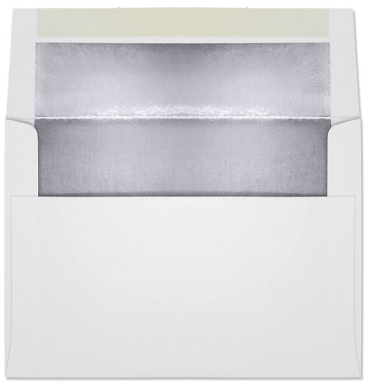 Picture of A-7  28 ULTRA WHITE®  ANNOUNCEMENT -SILVER FOIL LINED